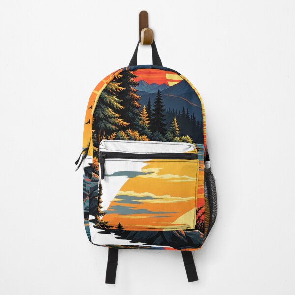 Item preview, sun Lake and Mountain with nature designed and sold by CreativeNest Prints.