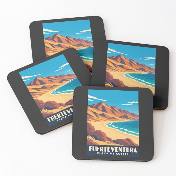 Item preview, Fuerteventura Playa de Cofete Retro Travel Poster designed and sold by MavtM.