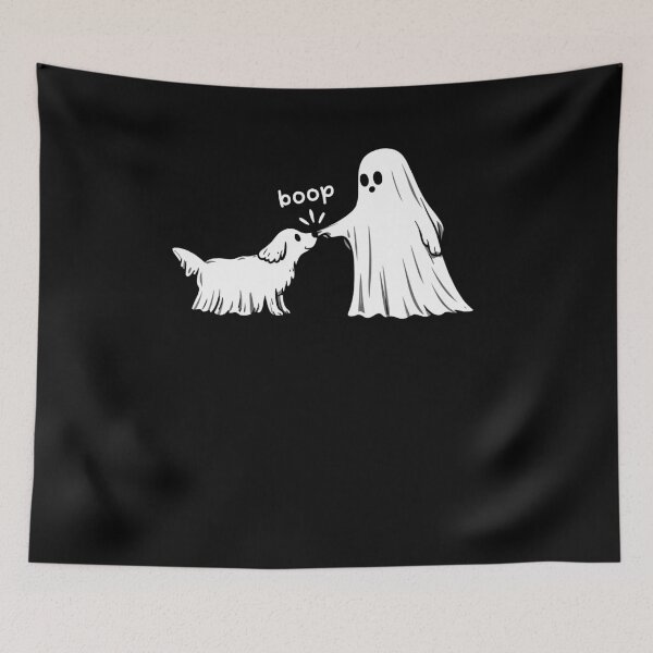 Item preview, Ghost Boop Dog Funny Halloween Meme designed and sold by charoen-design.