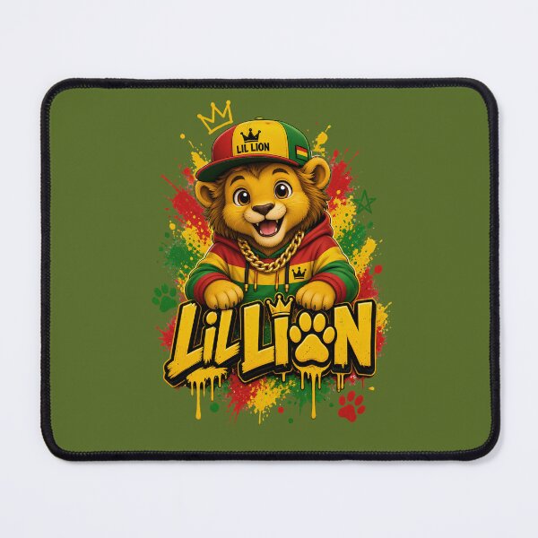 Item preview, Lil Lion Reggae Streetwear Graffiti King Cute Cub designed and sold by digitalbob60.