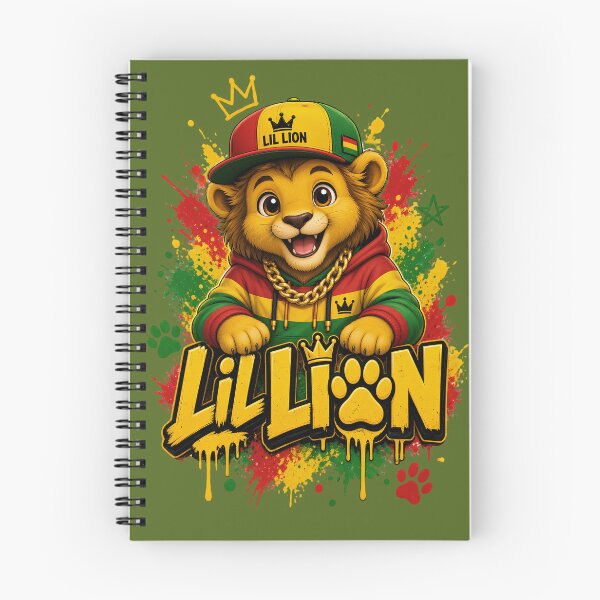 Item preview, Lil Lion Reggae Streetwear Graffiti King Cute Cub designed and sold by digitalbob60.