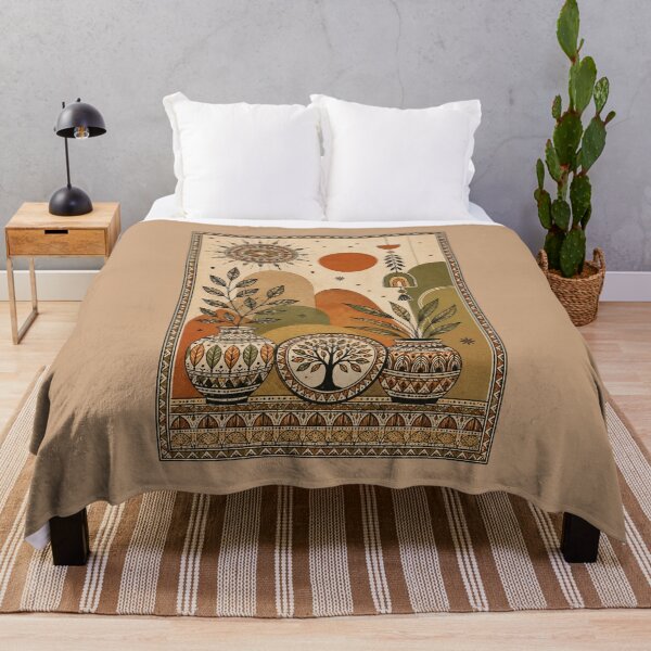 Item preview, Boho Art in Madhubani Style | Indian Art designed and sold by Sakshiartwork.