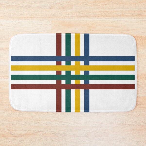 Item preview, Geometric Woven Grid Spectrum Lines Abstract designed and sold by LensDyn™.