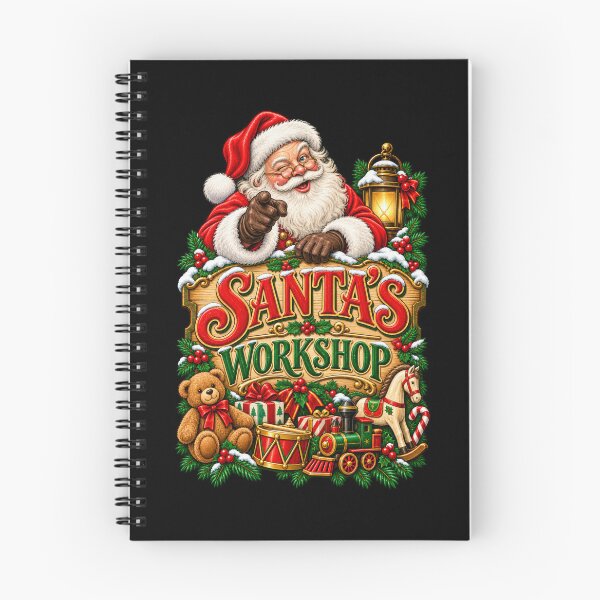 Item preview, Vintage Santa's Workshop designed and sold by RockitBaby.