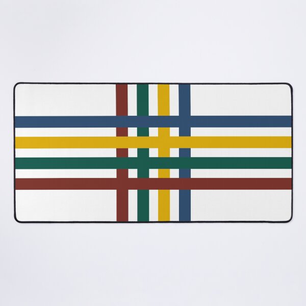 Item preview, Geometric Woven Grid Spectrum Lines Abstract designed and sold by LensDyn™.