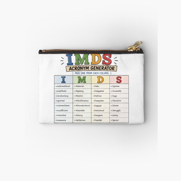 Item preview, IMDS Acronym Generator designed and sold by IMDSgear.