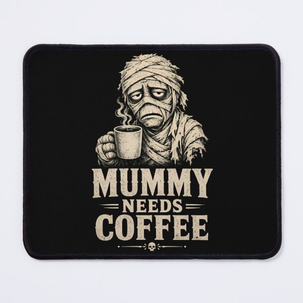 Item preview, Mummy Needs Coffee Tired Bandaged Character designed and sold by Linework Studio.