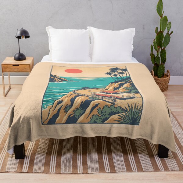 Item preview, Vintage Classic Car on Coastal Road – Retro Beach Drive & Road Trip Design designed and sold by Sea Gem.