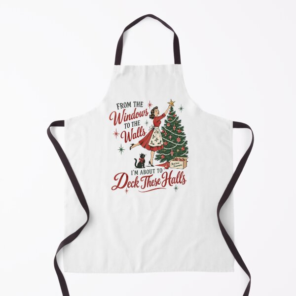 Item preview, Deck The Halls - Retro Christmas Humor designed and sold by CampAndCoast.