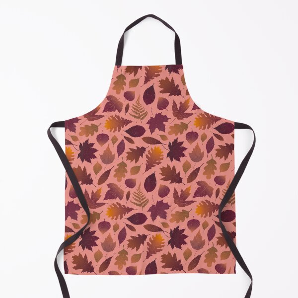 Item preview, Pressed Autumn Leaves – Cozy Botanical Woodland Pattern | Red designed and sold by Frohyou.