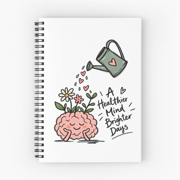 Item preview, A Healthier Mind Brighter Days designed and sold by RetroPop23.