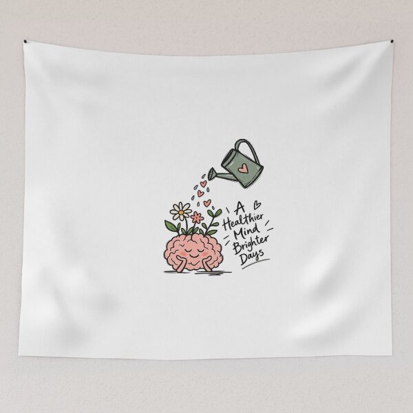 Item preview, A Healthier Mind Brighter Days designed and sold by RetroPop23.