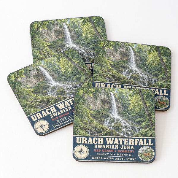 Item preview, Urach Waterfall Germany Vintage Adventure designed and sold by naturalsurvival.