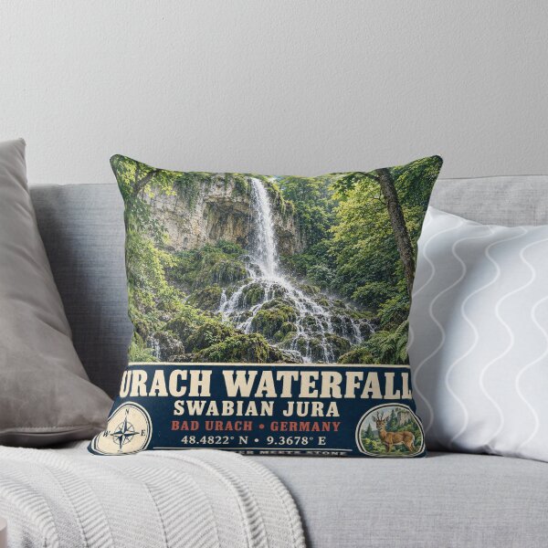 Item preview, Urach Waterfall Germany Vintage Adventure designed and sold by naturalsurvival.