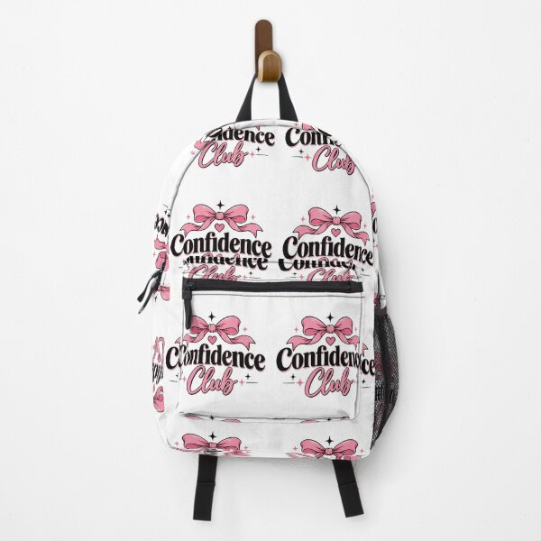 Item preview, Confidence Club Pink Bow Aesthetic | Feminine Self Confidence Typography Design designed and sold by Sanika arts .