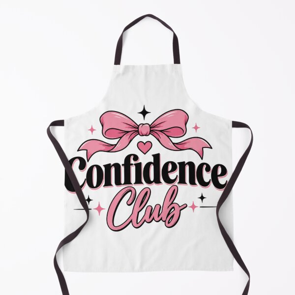 Item preview, Confidence Club Pink Bow Aesthetic | Feminine Self Confidence Typography Design designed and sold by Sanika arts .