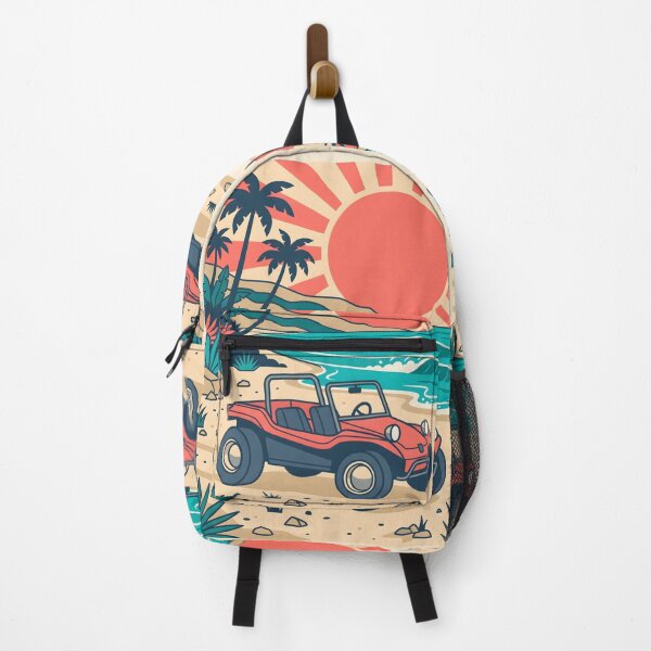 Item preview, Vintage Red Beach Buggy – Retro Coastal Summer Drive Design designed and sold by Sea Gem.