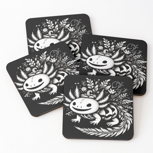 Item preview, Gothic Zombie Axolotl Dark Botanical designed and sold by BriSher.
