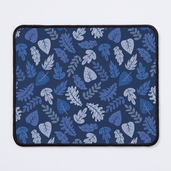 Item preview, Textured Autumn Canopy – Cozy Fall Foliage Pattern | Blue designed and sold by Frohyou.