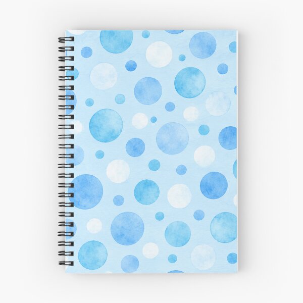 Item preview, Large sky blue and white polka dots designed and sold by Nolan6.