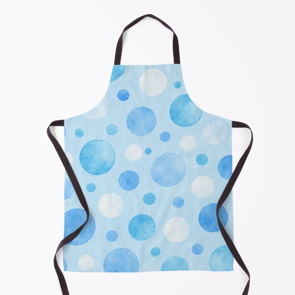 Item preview, Large sky blue and white polka dots designed and sold by Nolan6.