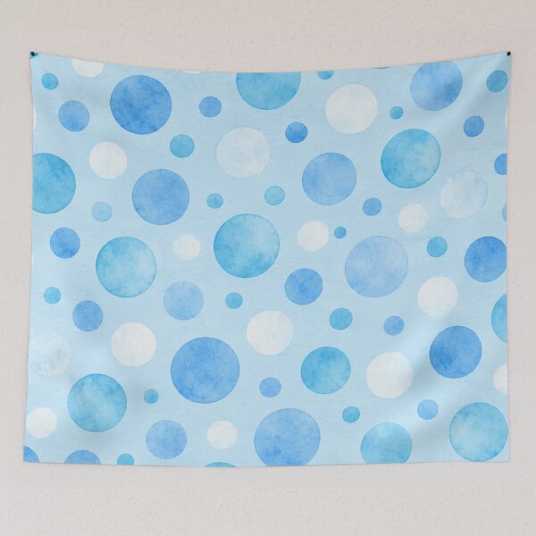 Item preview, Large sky blue and white polka dots designed and sold by Nolan6.