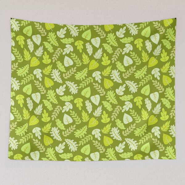 Item preview, Textured Autumn Canopy – Cozy Fall Foliage Pattern | Chartreuse designed and sold by Frohyou.