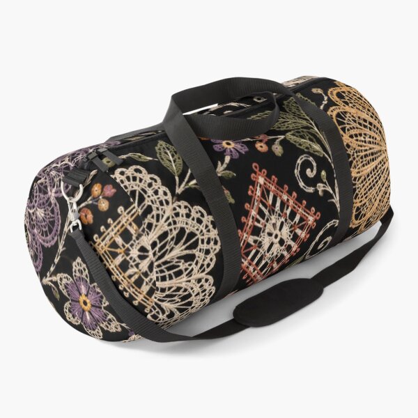 Item preview, Paraguayan Lace Flowers – Ñandutí Inspired Folk Floral Design designed and sold by MarekoraStudio.