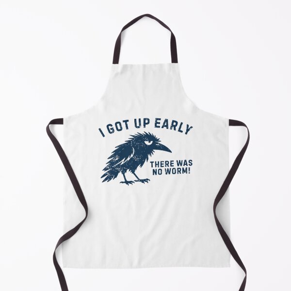 Item preview, I Got Up Early There Was No Worm Funny Meme designed and sold by ellapaintcoast.