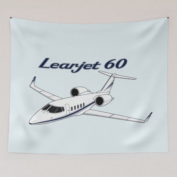 Item preview, learjet 60 with jet engines and jet captains  designed and sold by PilotandPlane.