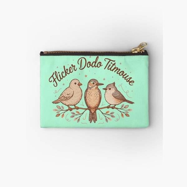 Item preview, Three Curious Birds – Vintage Dodo, Flicker & Titmouse designed and sold by JaroCreates.
