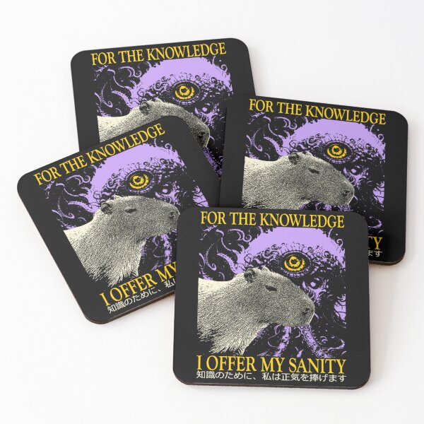Item preview, I Offer My Sanity Horror Capybara   designed and sold by radercolorfuls.