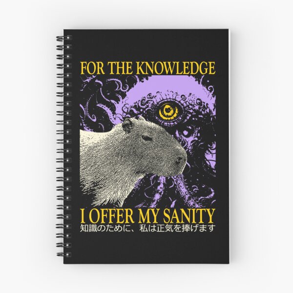 Item preview, I Offer My Sanity Horror Capybara   designed and sold by radercolorfuls.