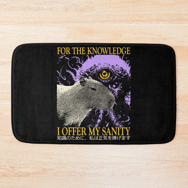 Item preview, I Offer My Sanity Horror Capybara   designed and sold by radercolorfuls.