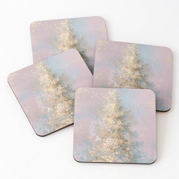 Item preview, Pastel Gilded Christmas Tree card designed and sold by MendaciousMina.