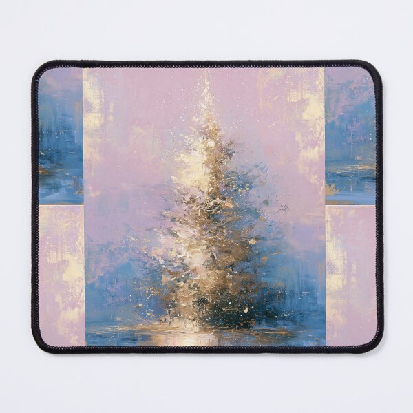 Item preview, Pastel Gilded Christmas Tree card designed and sold by MendaciousMina.