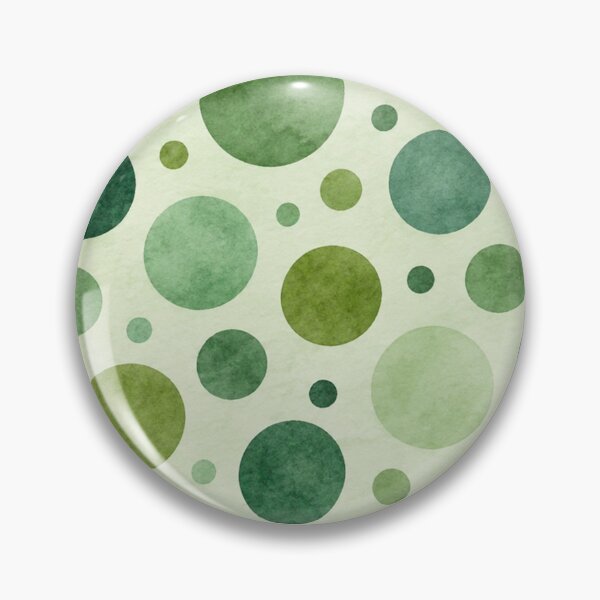 Item preview, Large green polka dots in watercolor designed and sold by Nolan6.