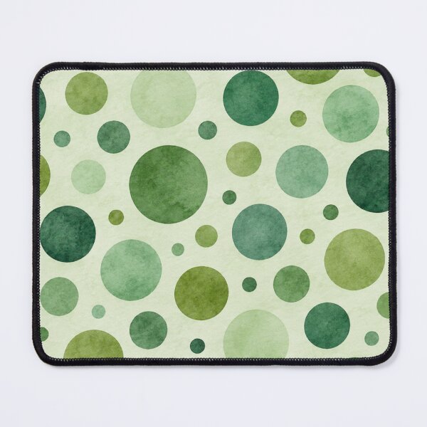 Item preview, Large green polka dots in watercolor designed and sold by Nolan6.