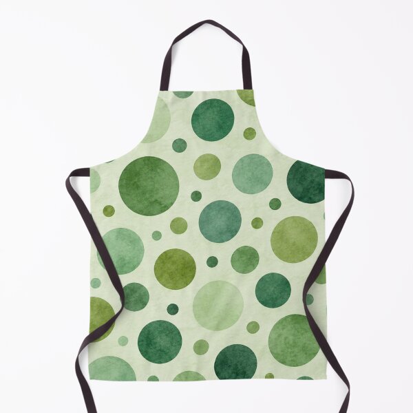 Item preview, Large green polka dots in watercolor designed and sold by Nolan6.