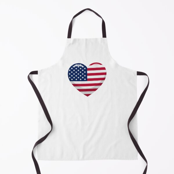 Item preview, American Flag Heart / I Love America (On White) designed and sold by STUDIO-72.