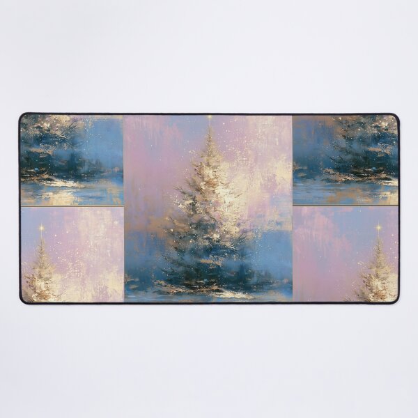Item preview, Pastel Gilded Christmas Tree card designed and sold by MendaciousMina.
