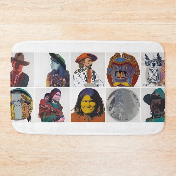 Item preview, Cowboys And Indians (complete set) - Print by Andy Warhol designed and sold by stevengrossman.