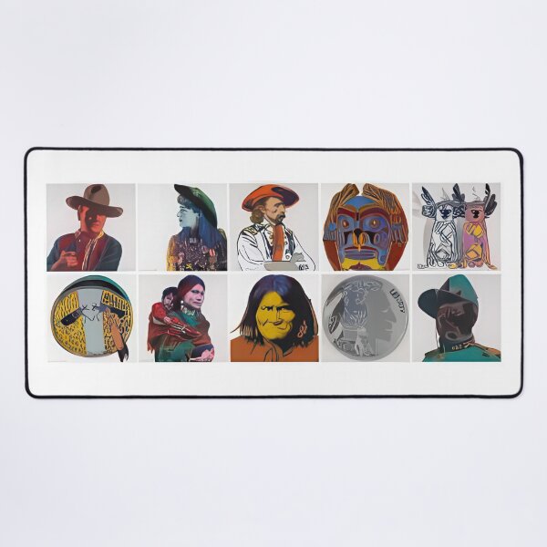 Item preview, Cowboys And Indians (complete set) - Print by Andy Warhol designed and sold by stevengrossman.