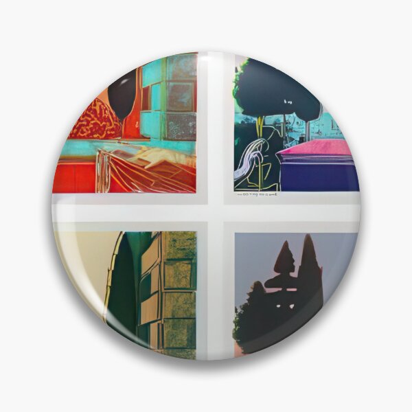 Item preview, Details of Renaissance Paintings (Leonardo da Vinci, The Annunciation, 1472) (complete set) - Print by Andy Warhol designed and sold by stevengrossman.