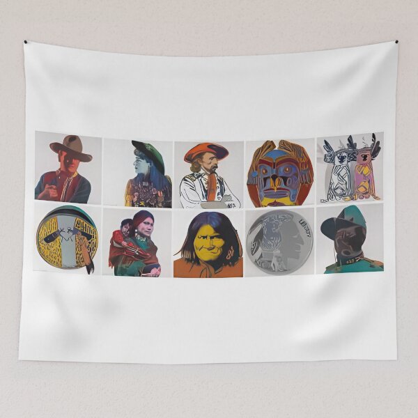 Item preview, Cowboys And Indians (complete set) - Print by Andy Warhol designed and sold by stevengrossman.
