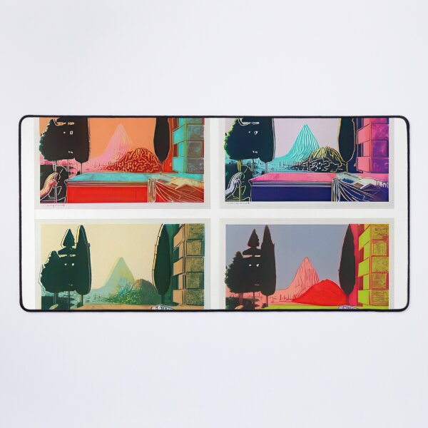 Item preview, Details of Renaissance Paintings (Leonardo da Vinci, The Annunciation, 1472) (complete set) - Print by Andy Warhol designed and sold by stevengrossman.