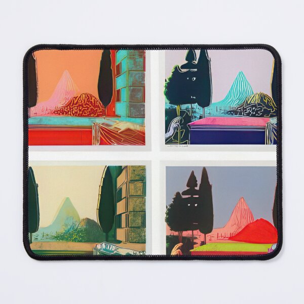 Item preview, Details of Renaissance Paintings (Leonardo da Vinci, The Annunciation, 1472) (complete set) - Print by Andy Warhol designed and sold by stevengrossman.