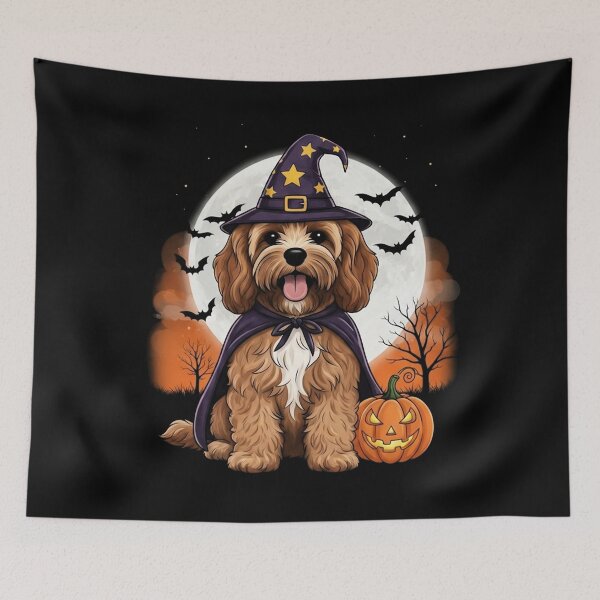 Item preview, Cavapoo Halloween Shirt, Cute Ghost Dog Pumpkin Tee designed and sold by Anime  ⭐⭐⭐⭐⭐.