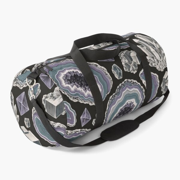 Item preview, Mineral Geode Slice Repeat Agate Bands Quartz and Pyrite | Geology Print designed and sold by StickyGuys.