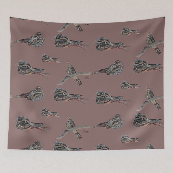 Item preview, Nightjar Print: Acrylic Painted designed and sold by Charlotte's Shop of Bird Stuff.